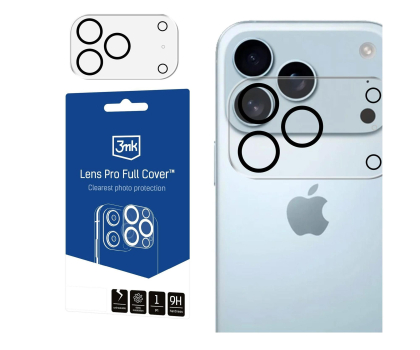 Szkło i folia ochronna 3MK Lens Pro Full Cover do iPhone 17 Pro 5903108665513